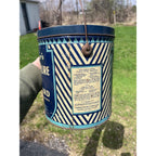 Vintage Armour's Simon Pure Open Kettle Leaf Lard 8lb Advertising Pail Tin Can