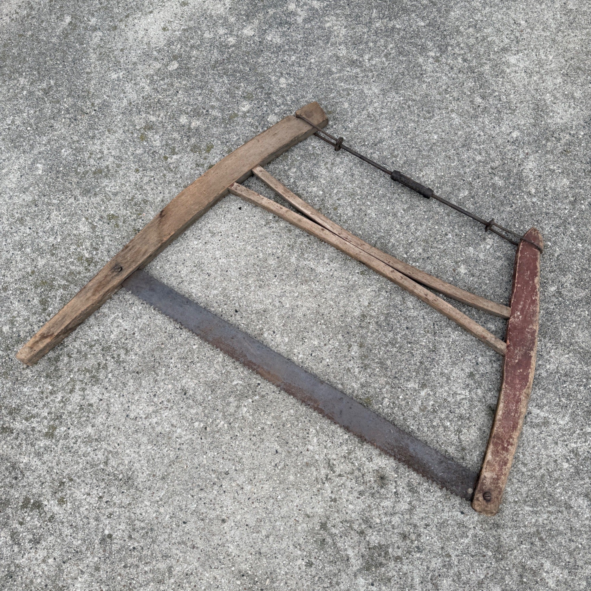 Vintage Antique Cross Cut Wood Buck / Bow Saw Rustic Cabin Decor