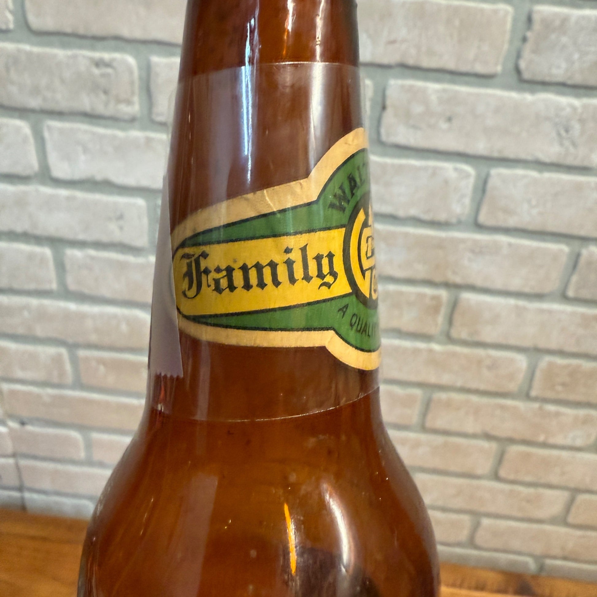 Vintage Walter's Family Beer IRTP Label Bottle Eau Claire Wisconsin 12oz WI Rare