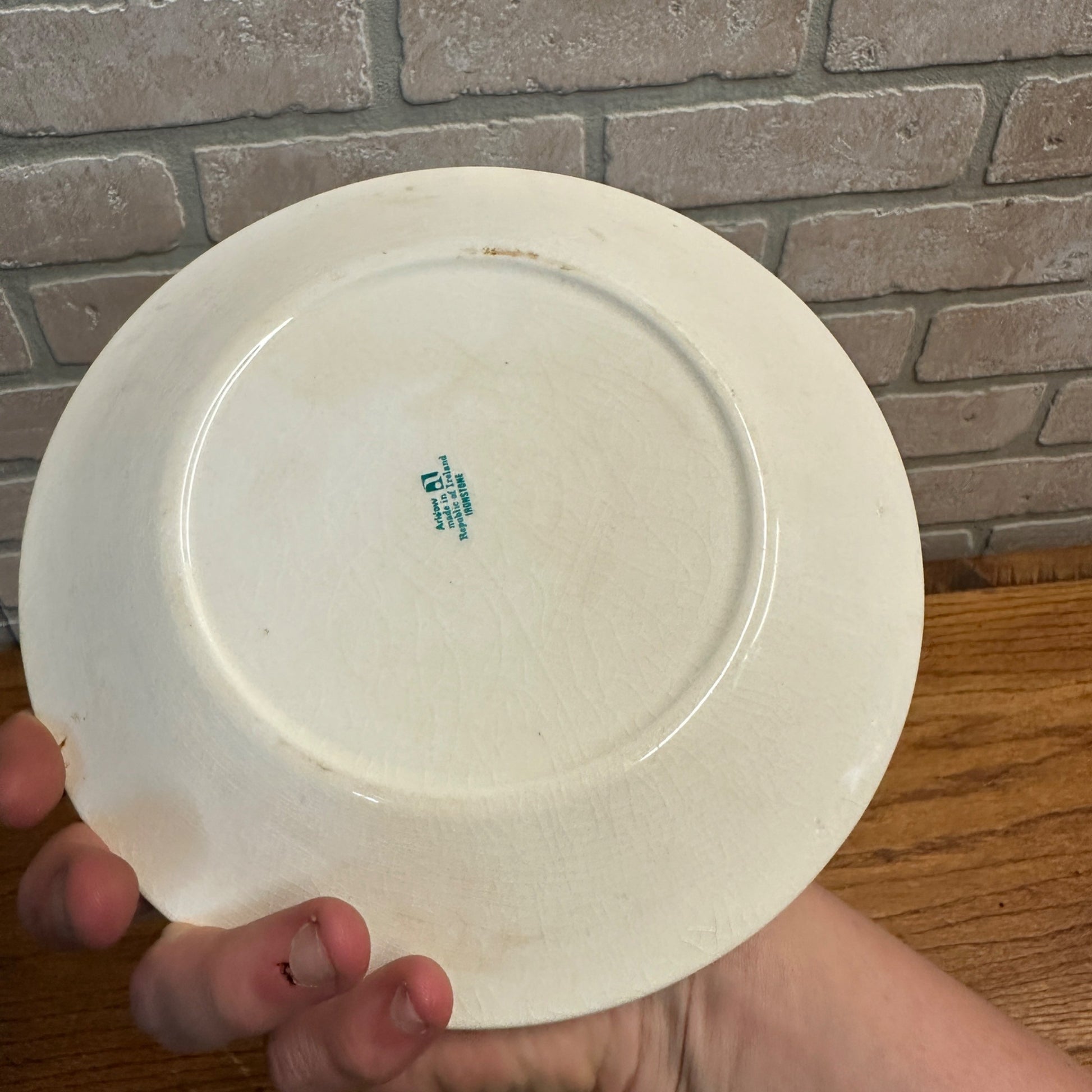 Vtg Kids Arklow Humpty Dumpty Nursery Rhyme Child’s Plate Made In Ireland 7.75”