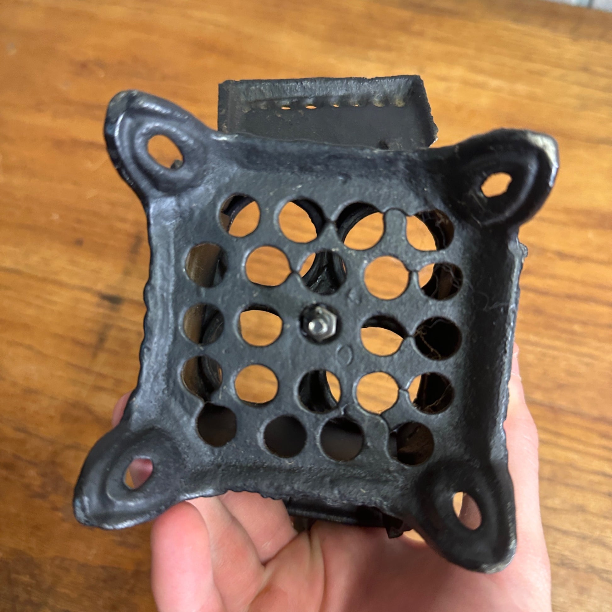 Vintage Queen Miniature Cast Iron Stove Salesman Sample Childs Toy