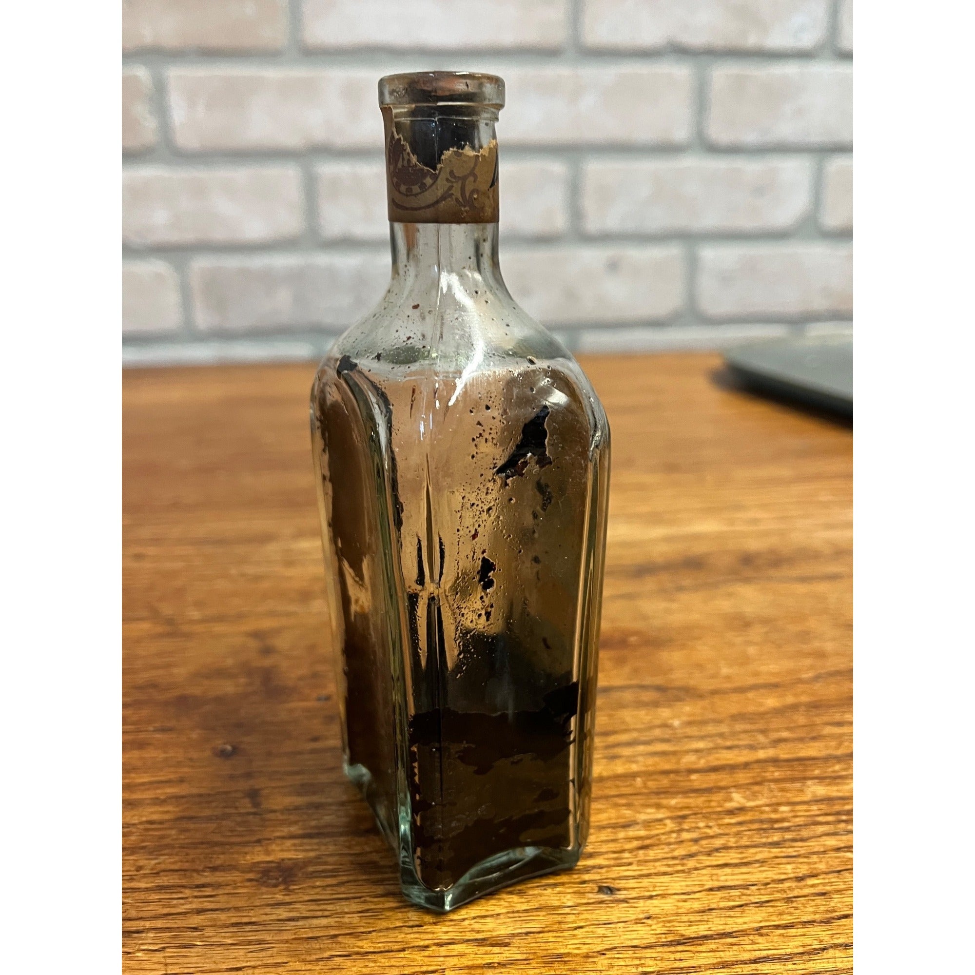 Dr Hobsons Hair Dandruff Treatment Bottle Pfeiffer Barber Medicine Art Noveau