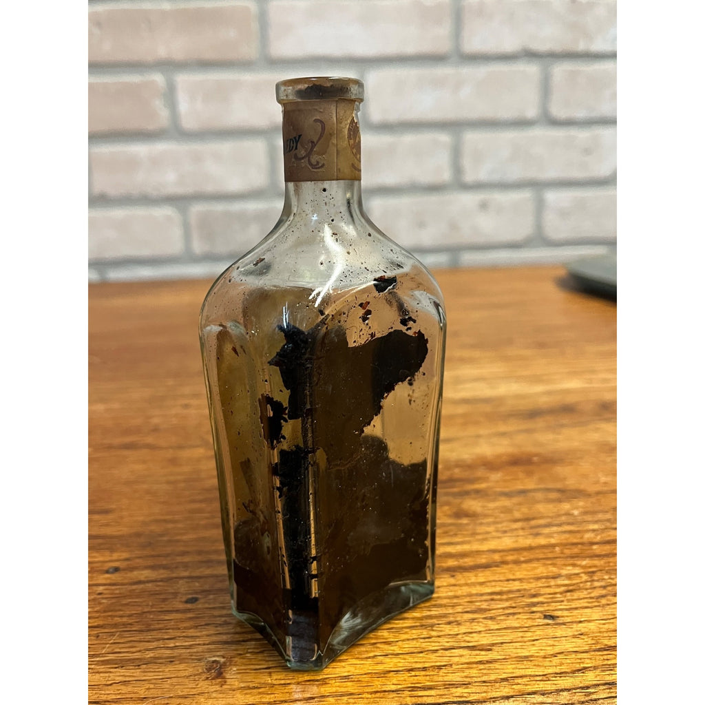 Dr Hobsons Hair Dandruff Treatment Bottle Pfeiffer Barber Medicine Art Noveau