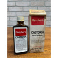 Castoria Dr. Fletchers Apothecary Vintage Bottle Box