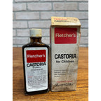 Castoria Dr. Fletchers Apothecary Vintage Bottle Box