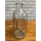 Vintage Modern Dairy Co. Milk Bottle Elgin IL Illinois Half Gallon Glass Jug