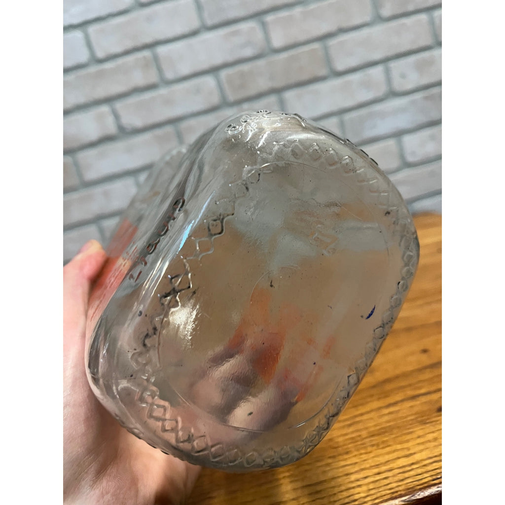 Vintage Modern Dairy Co. Milk Bottle Elgin IL Illinois Half Gallon Glass Jug