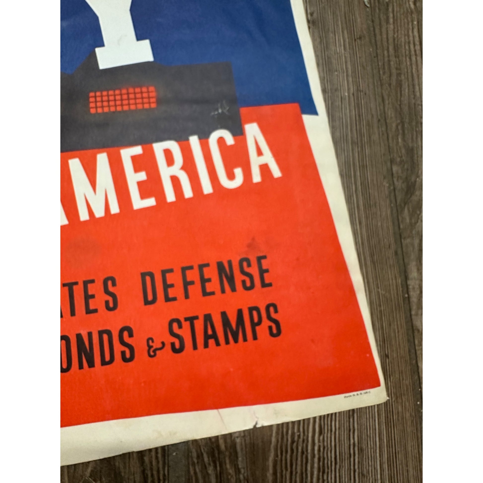 Original World War II Poster - Buy a Share in America 1941 WWII