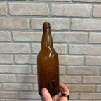 Pre-Pro Schlitz Brewing Company Milwaukee Vintage Amber Beer Bottle Wis - Globe