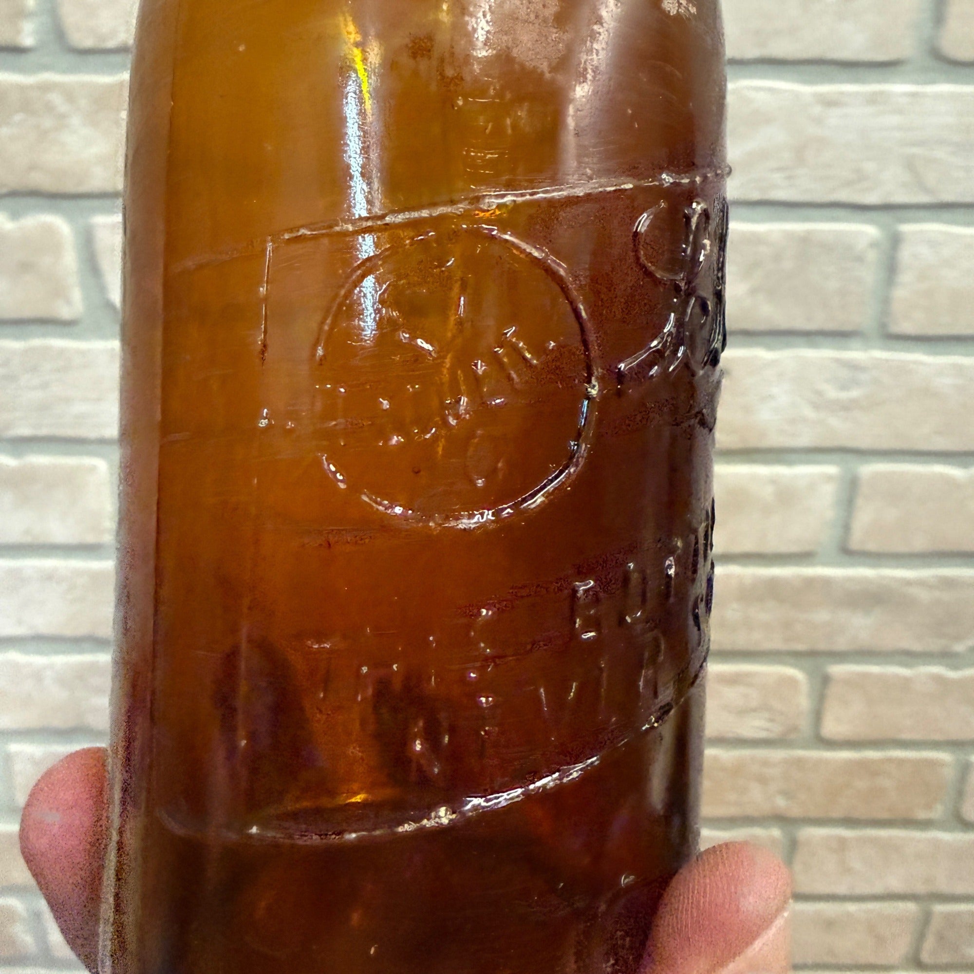 Pre-Pro Schlitz Brewing Company Milwaukee Vintage Amber Beer Bottle Wis - Globe