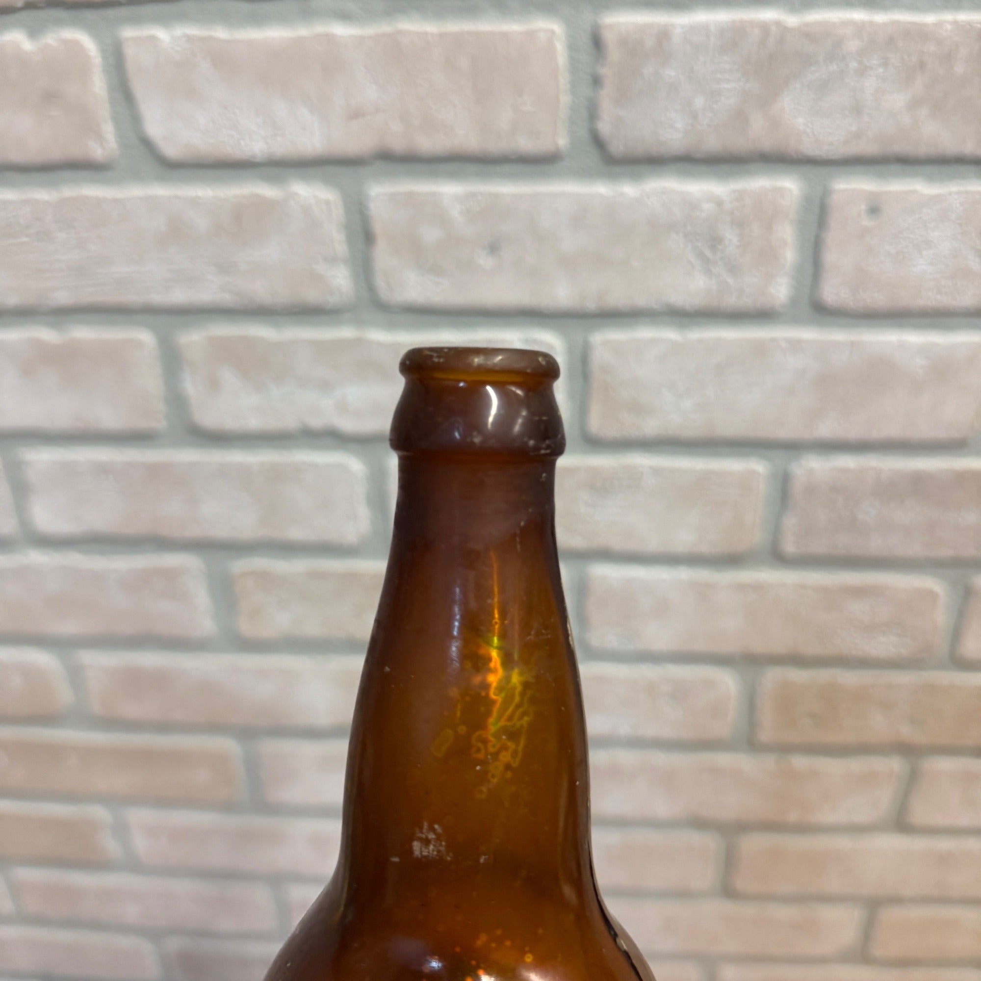 Pre-Pro Schlitz Brewing Company Milwaukee Vintage Amber Beer Bottle Wis - Globe