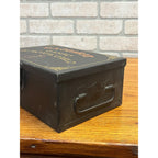 Vintage 1950s Casino De Monte Carlo Baccarat Gaming Cash Lock Box Hand Painted