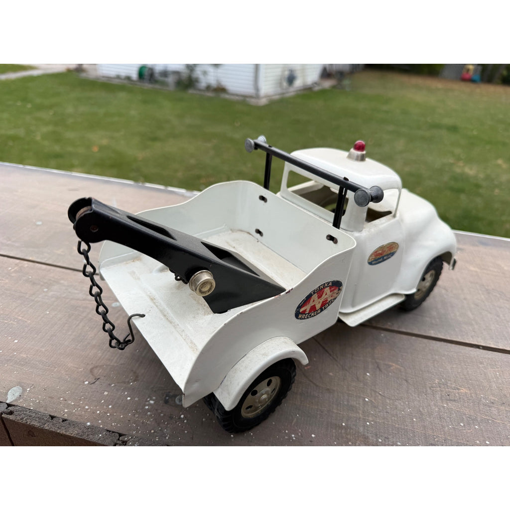 Vintage 1950s Tonka AA Wrecker Tow Truck Pressed Steel Toy