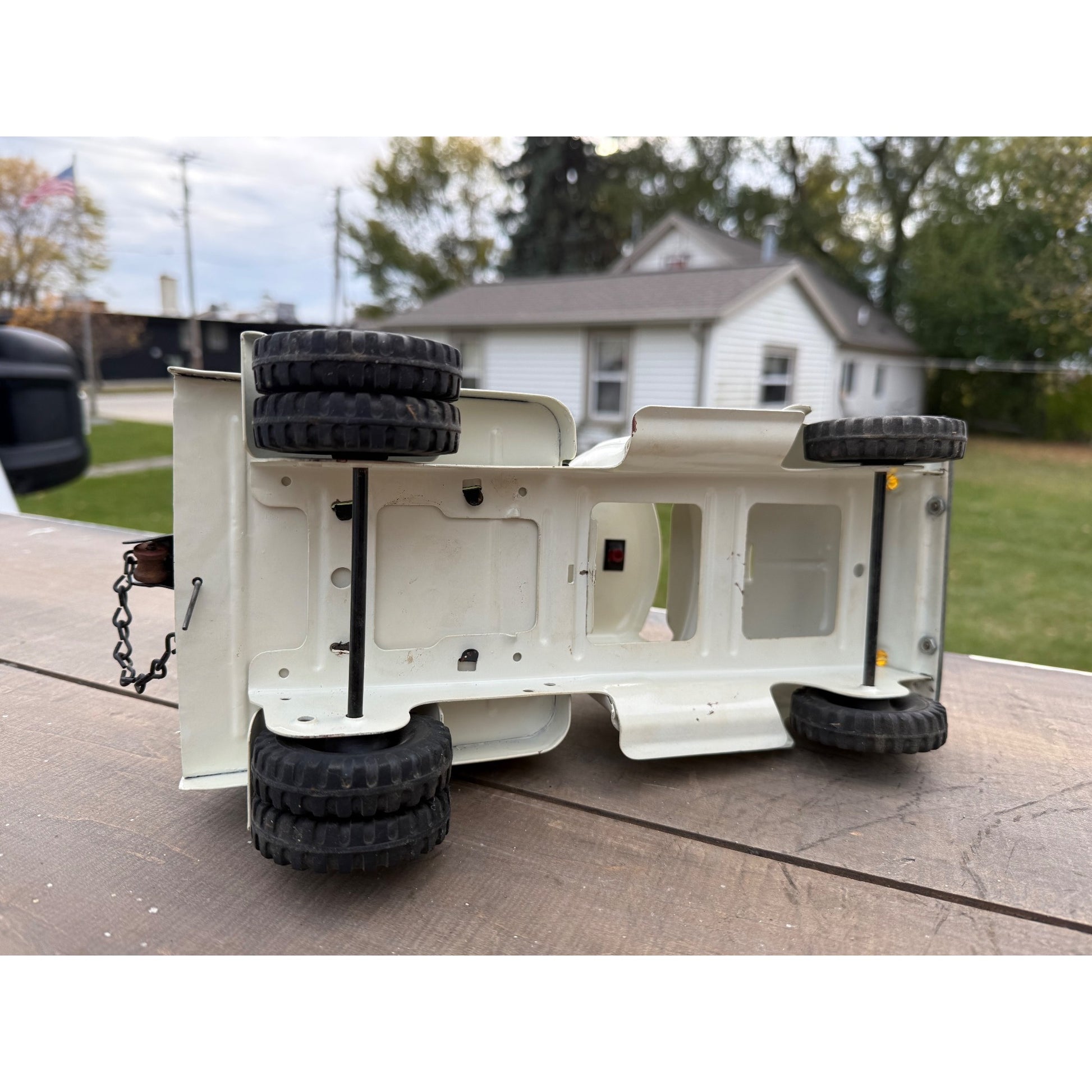 Vintage 1950s Tonka AA Wrecker Tow Truck Pressed Steel Toy