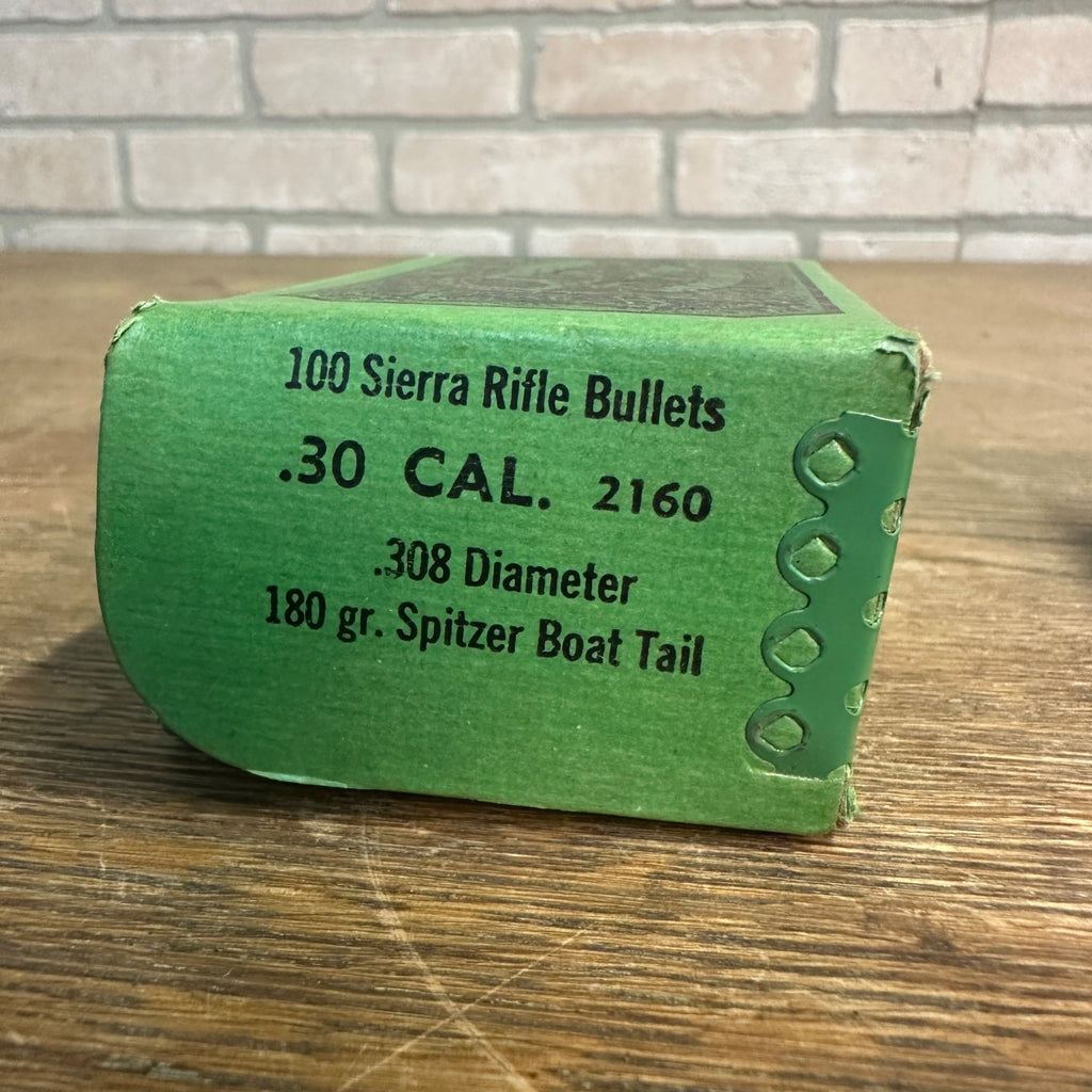Vintage Sierra .30 Caliber Ammo Boxes EMPTY Cardboard Advertising Hunting