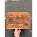 Vintage Wooden Oyster Crate Lord Mott Co Baltimore Maryland Box Old Reliable Dog