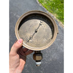 Antique American Hydraulic Steam Gauge Niles Tool Works Hamilton OH Large 6.5"