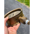 Antique American Hydraulic Steam Gauge Niles Tool Works Hamilton OH Large 6.5"