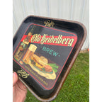 Vintage 1930's Blatz Old Heidelberg Brew Beer Bar Tavern Metal Serving Tray