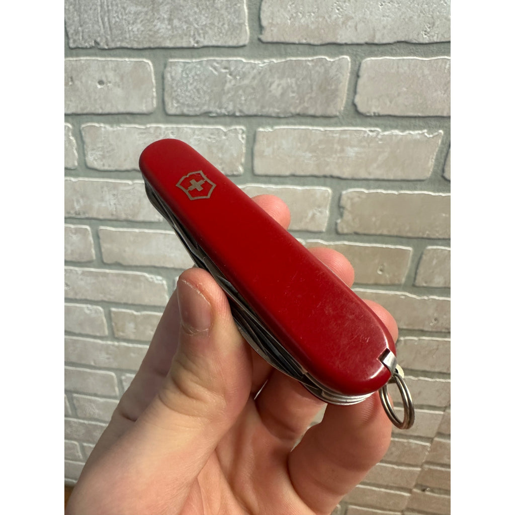 Victorinox Swiss Army Knife Officer Suisse Multi-Tool Red 3-1/2" - Excellent