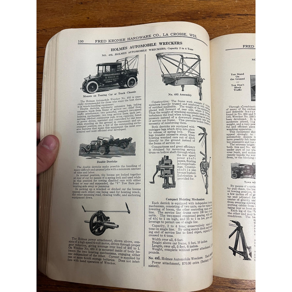 1926 Fred Kroner Hardware Wholesale Catalog Lacrosse, Wisconsin Ford Auto Tools