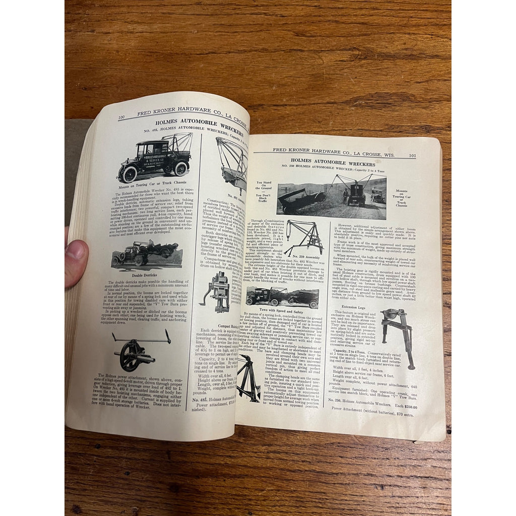 1926 Fred Kroner Hardware Wholesale Catalog Lacrosse, Wisconsin Ford Auto Tools