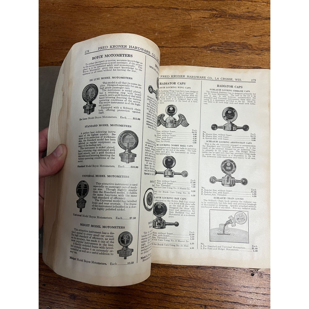 1926 Fred Kroner Hardware Wholesale Catalog Lacrosse, Wisconsin Ford Auto Tools