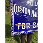 Antique Vintage 1900s Mayer's Shoes Milwaukee Wis WI Porcelain Advertising Sign