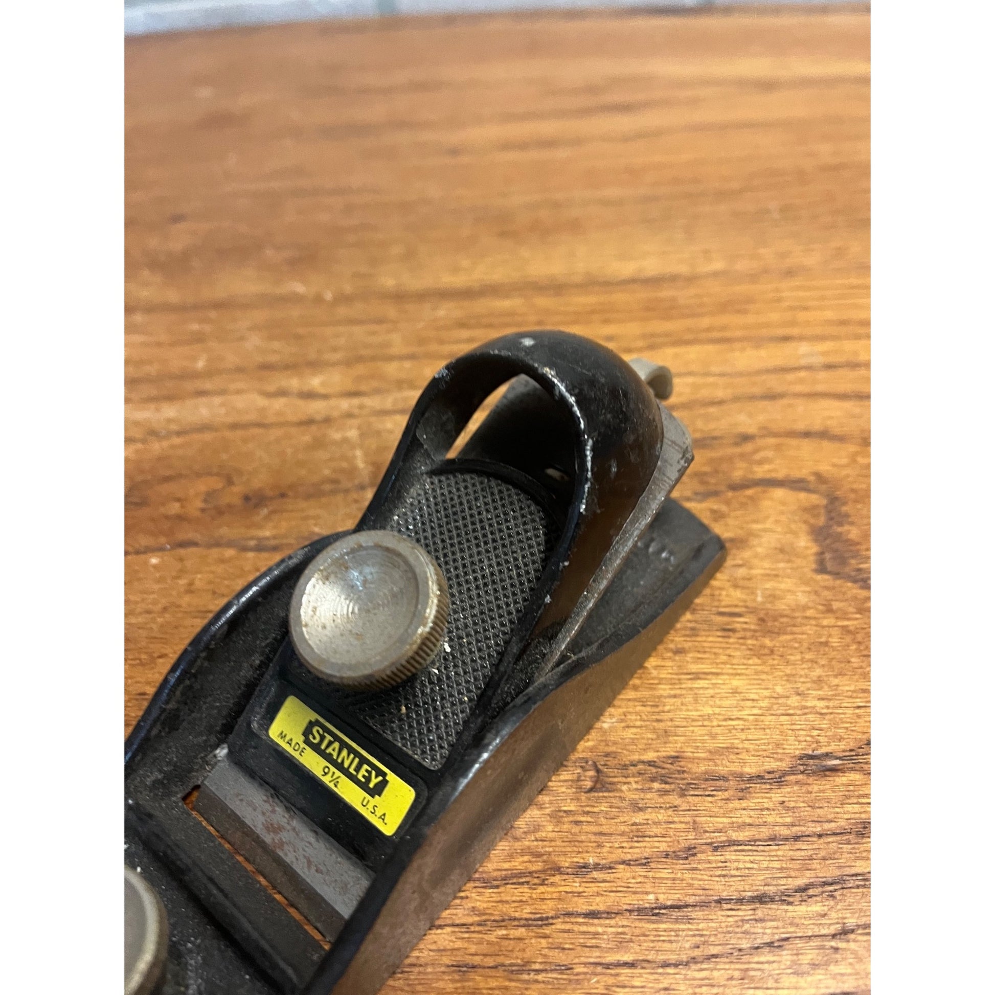 Vintage Stanley No. 9-1/4 Block Plane Adjustable Throat 6.5" Long