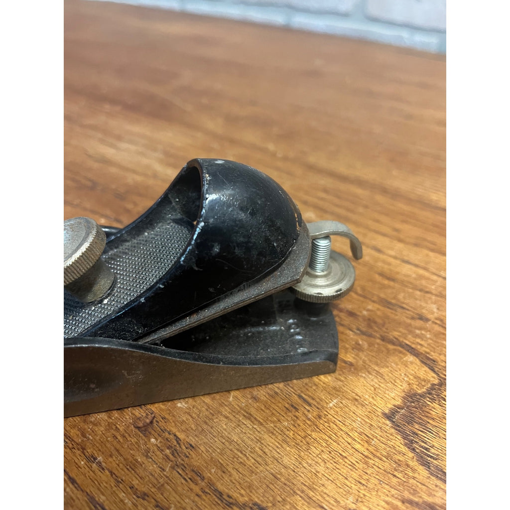 Vintage Stanley No. 9-1/4 Block Plane Adjustable Throat 6.5" Long