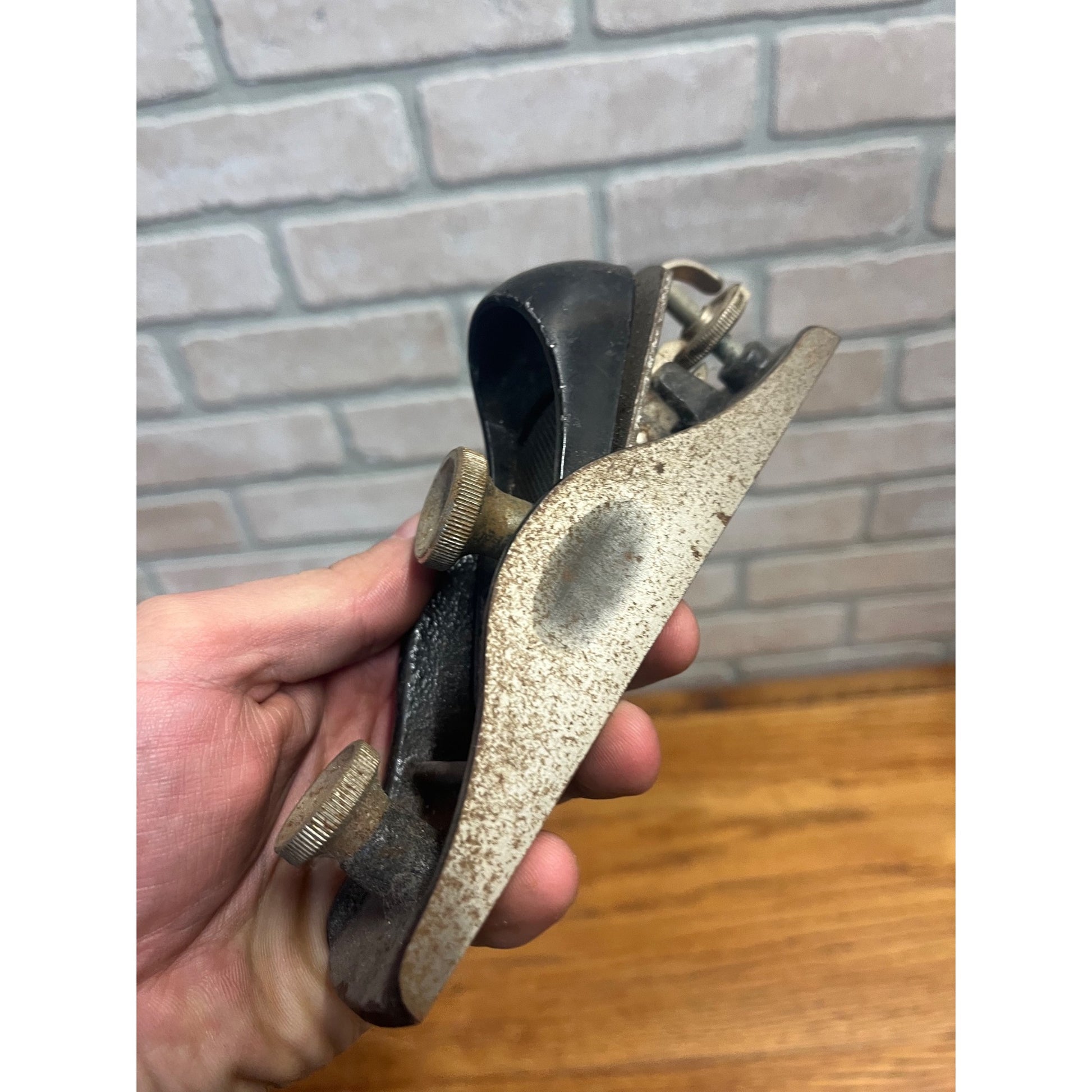 Vintage Stanley No. 9-1/4 Block Plane Adjustable Throat 6.5" Long