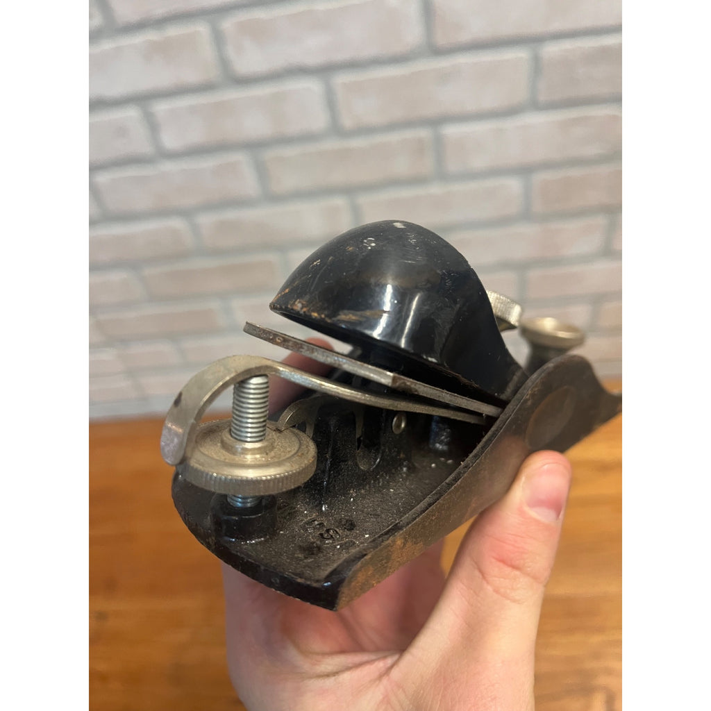Vintage Stanley No. 9-1/4 Block Plane Adjustable Throat 6.5" Long