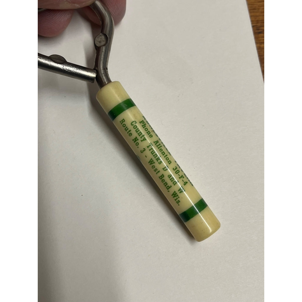 Vintage Luepke's Tavern Kohlsville West Bend Wisconsin Advertising Bottle Opener