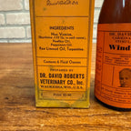 Vintage Dr. David Roberts Wind Colic Veterinarian Medicine w/ Box Waukesha Wis