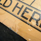 Vintage Early 1900s Vigorite Iron Tonic Medicine Drug Store Advertising Sign