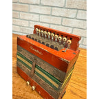 Antique 1930s Tombo Miniature Accordion Japan Childs Toy Button Accordion