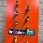 Dr Grabow Vintage Pipe Tobacco Smoking Display Stand Sign Retail Advertising.