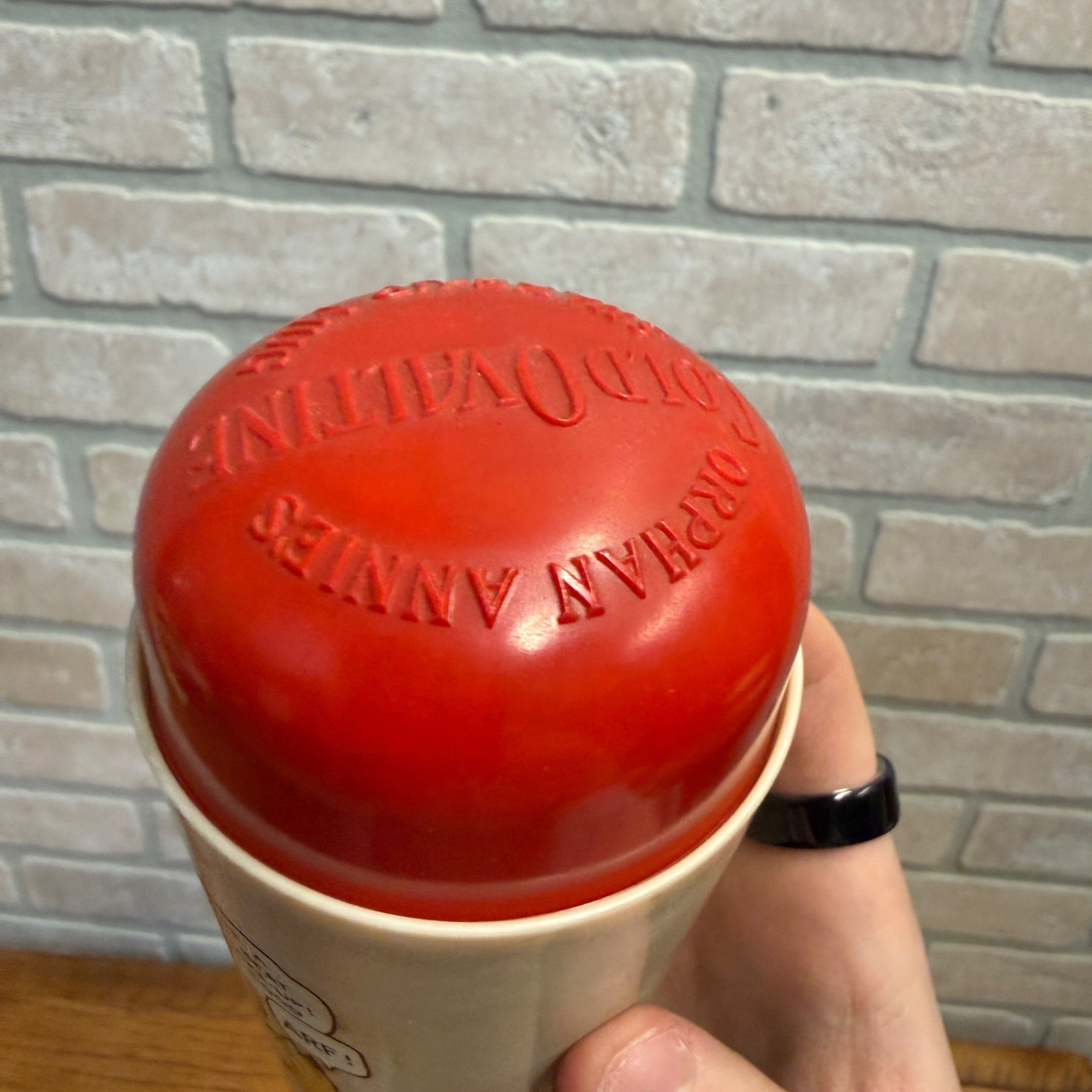 Vintage Little Orphan Annie Cold Ovaltine Shake Up Mug Cup Beetleware