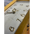 Vintage Imperial Westminster Chime Wood Mantel Clock Electric Tested and Working Midcentury 1950s