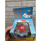 Vintage 1994 Accoutrements Battery Operated UFO Spaceship Toy 9978 NEW SEALED