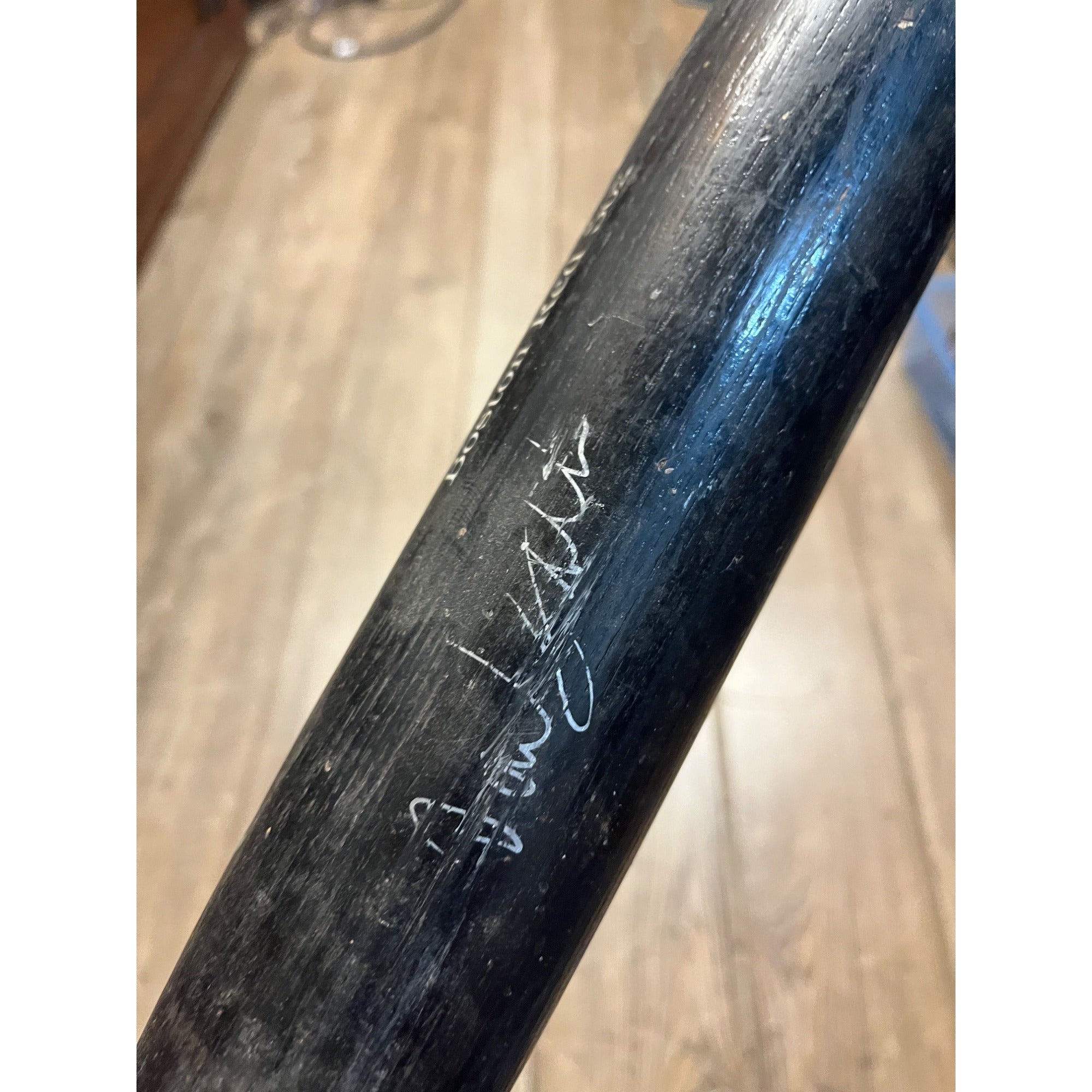 David Gibralter Signed Game Used Baseball Bat MLB Pro Boston Red Sox