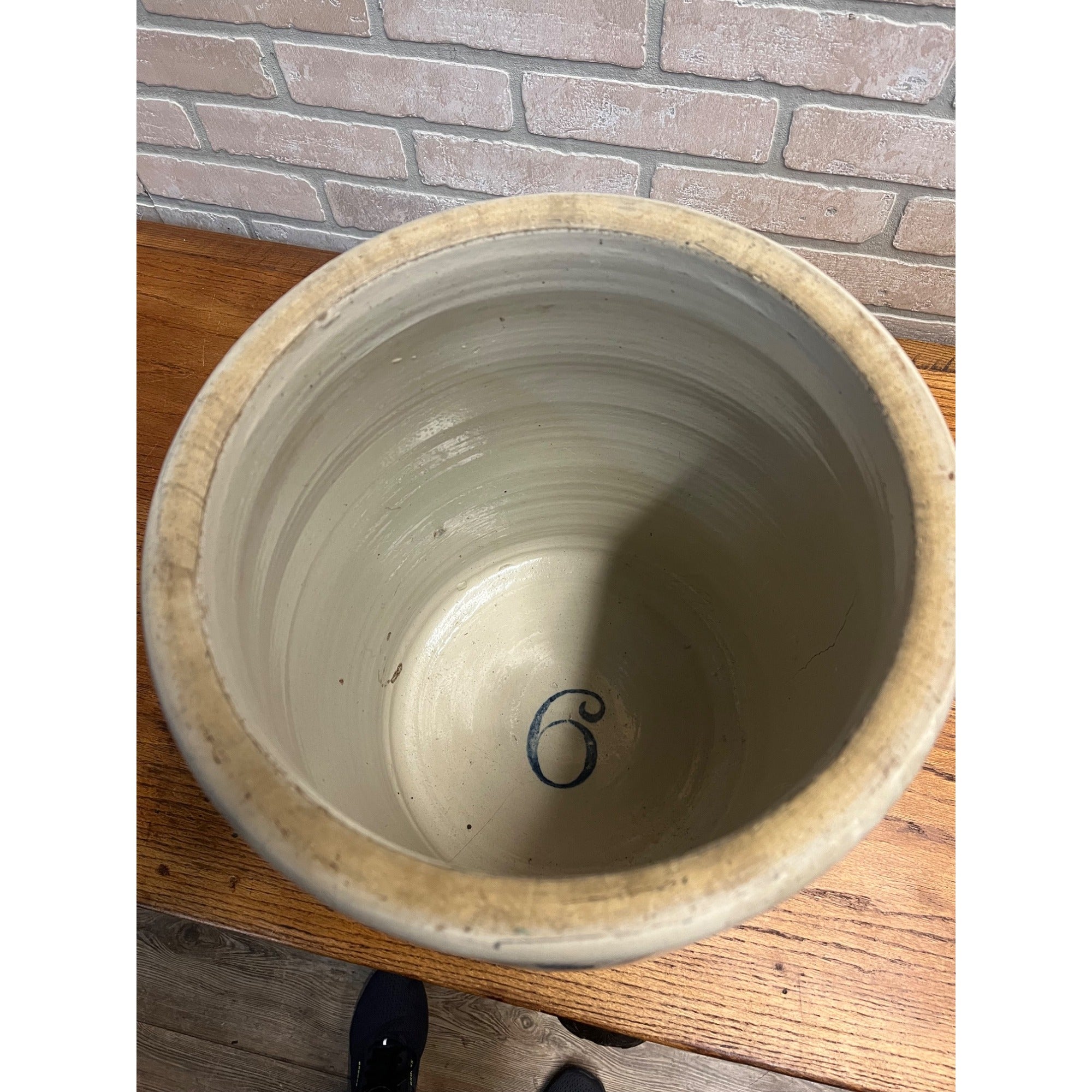 Red Wing Stoneware 6 Gallon Water Cooler Crock Primitive Farmhouse Antique