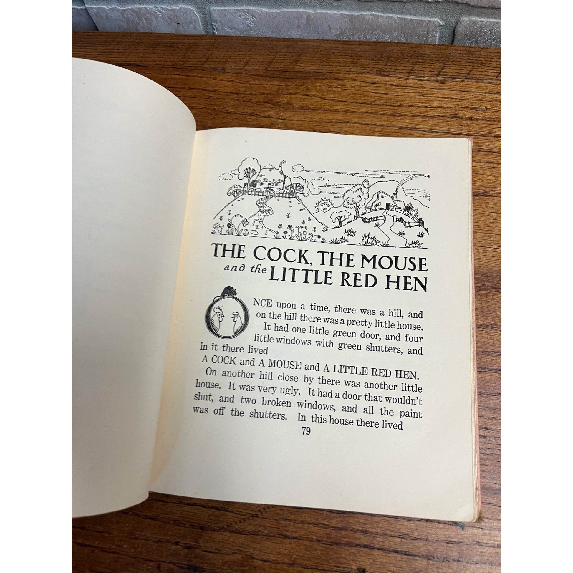 Vintage 1925 Chimney Corner Stories Children's Book Hardcover Hutchinson