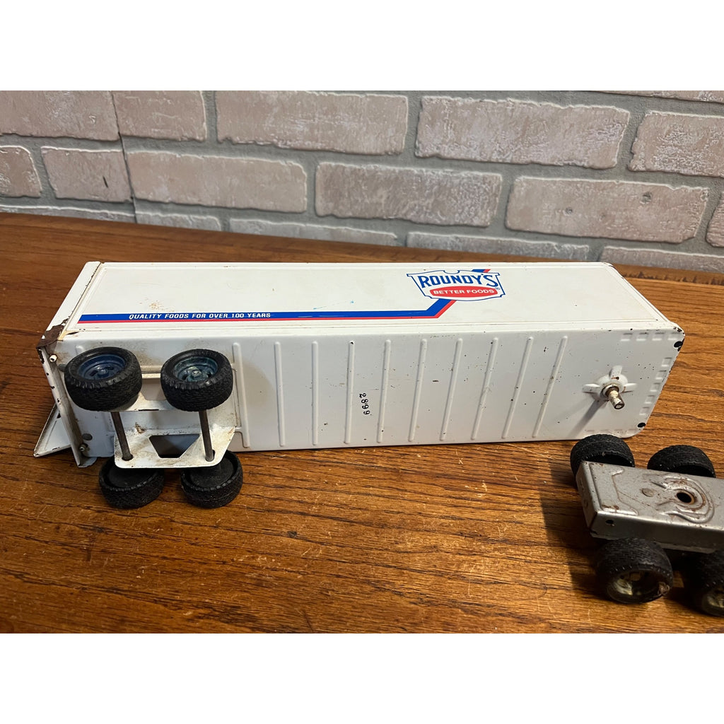 Vintage Roundy's Better Foods Grocery Store Delivery Smei Truck - Ertl Toy 19.5"