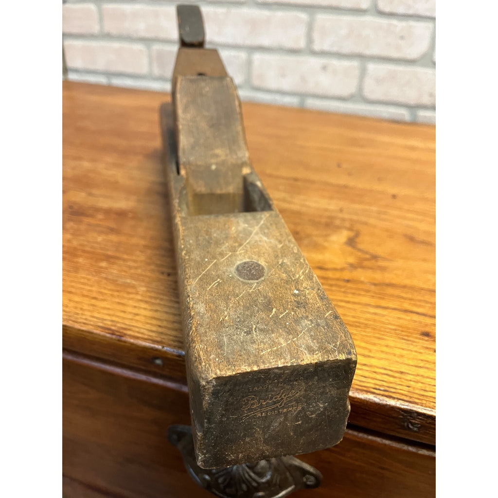Antique Vintage Bridge Tool Co. St Louis Woodworking Plane Tool 16" Long