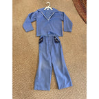 Vintage Blue Lone Ranger Halloween Costume Cowboy Size 8 EN 18985 1950s