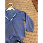 Vintage Blue Lone Ranger Halloween Costume Cowboy Size 8 EN 18985 1950s