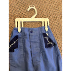 Vintage Blue Lone Ranger Halloween Costume Cowboy Size 8 EN 18985 1950s