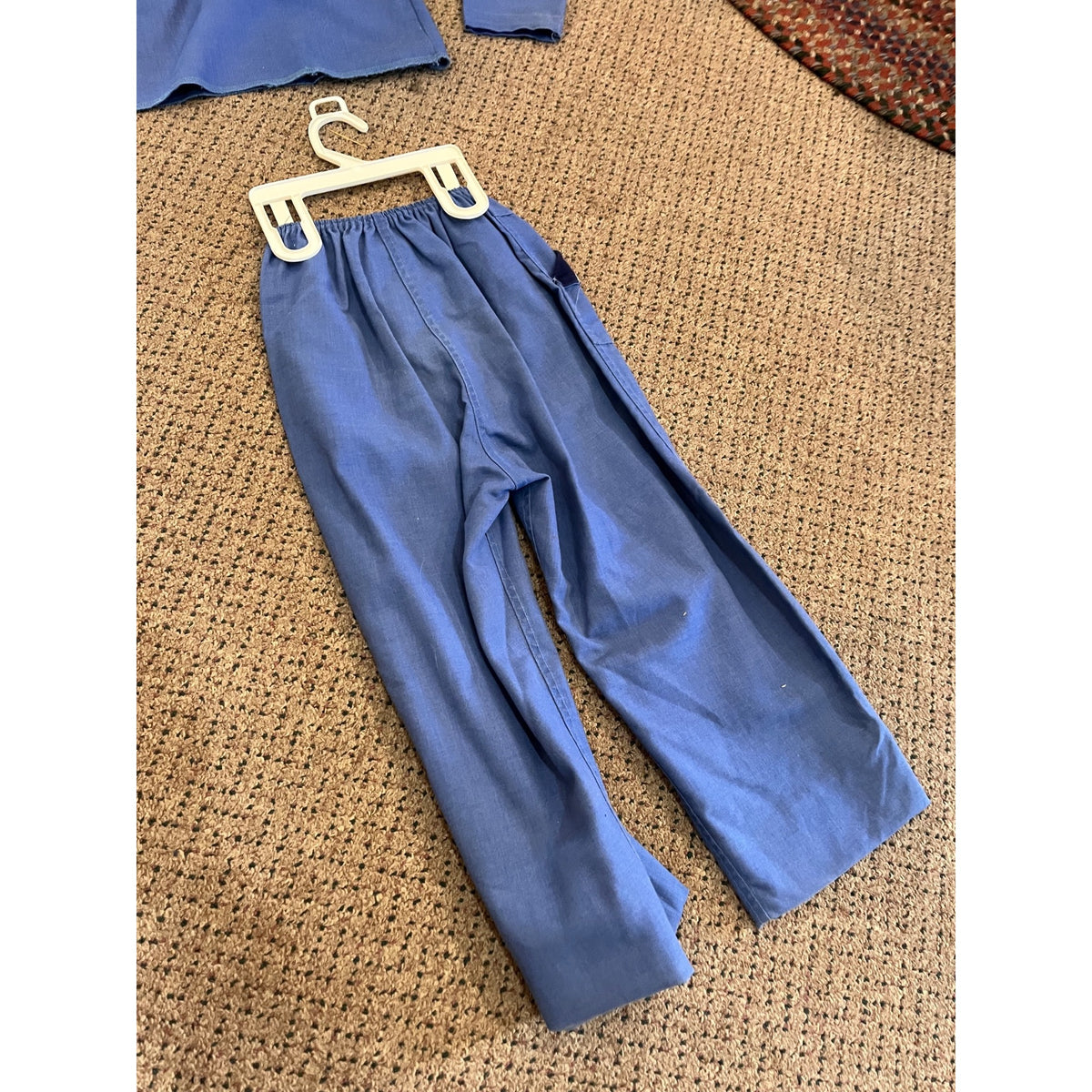 Vintage Blue Lone Ranger Halloween Costume Cowboy Size 8 EN 18985 1950s