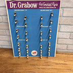 Dr Grabow Vintage Pipe Tobacco Smoking Display Stand Sign Retail Advertising.